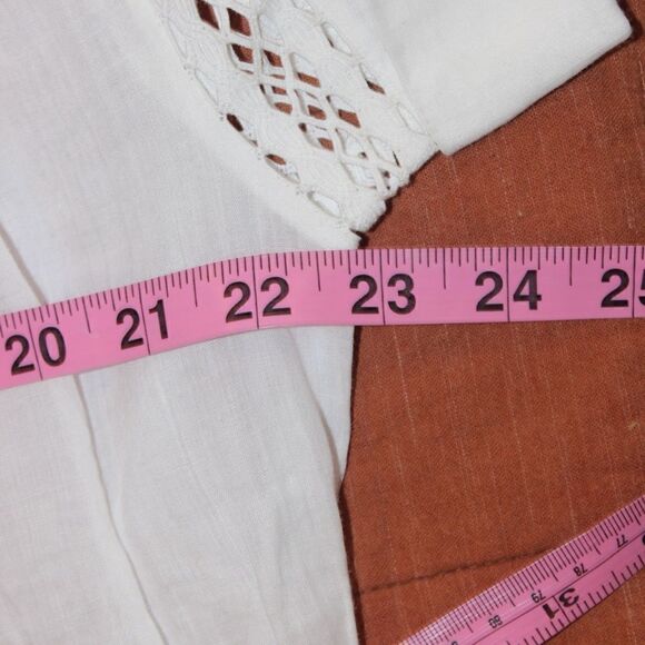 Frame White Twisted Pleat Mini DressWomen Size Medium - Picture 14 of 15